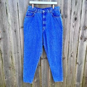 *Vintage LA Blues | 90s 1990s High Waisted Relaxed Tapered Leg Jeans Size 20Long